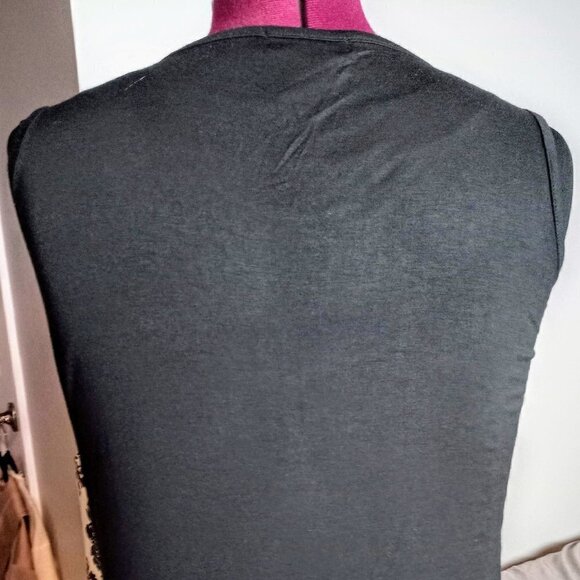 Verve Black Sequin Knit Tank Top - Picture 3 of 6